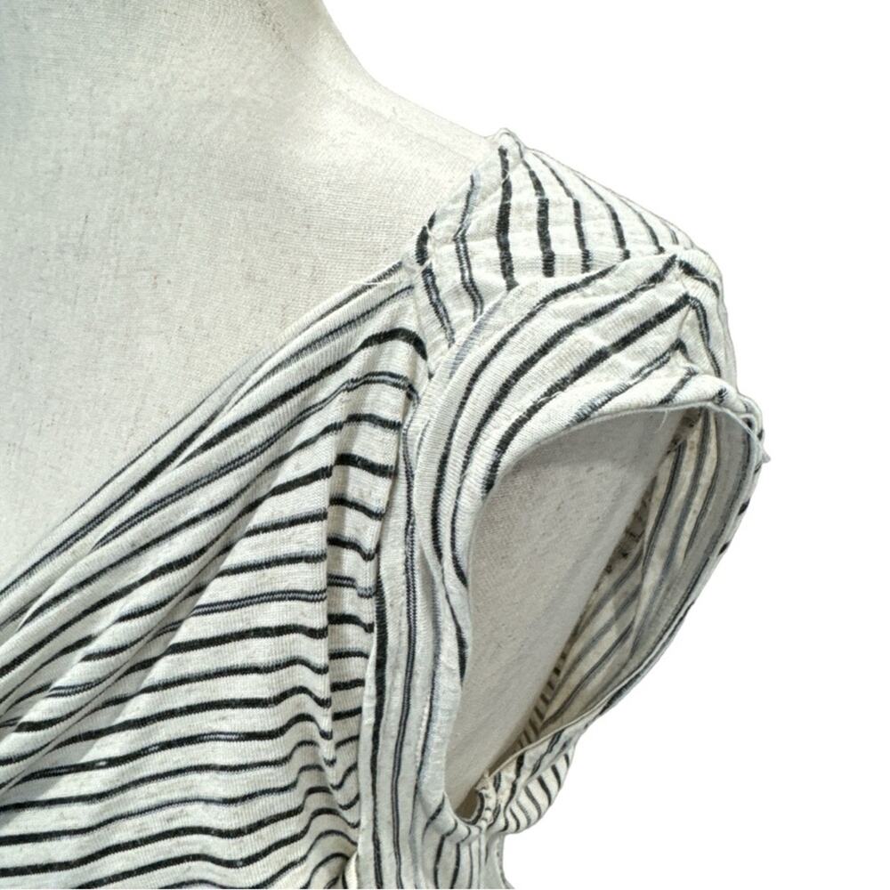 Derek Lam Striped Jersey Knit Drop Waist Dress Size M - Picture 7 of 10
